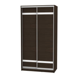 Черный шкаф-купе Б-220х120х60-3(Венге-Д9Д9) / B-220х120х60-3(Венге-D9D9)