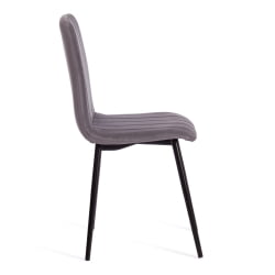 Стул АРC АРC Велюр/металл , 46 х 52 х 88 см, темно-серый/черный / ARC ARC