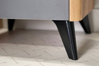 Тумба прикроватная Адам МСА-01 дуб крафт золотой/графит / MSA-01