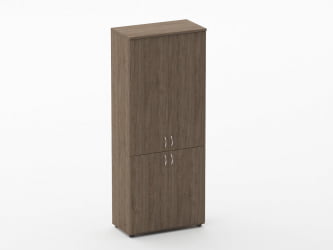 Шкаф высокий закрытый Твин 16.16.101 Дуб Верцаска / Twin