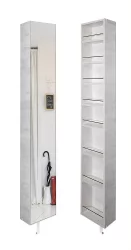 Поворотный шкаф Лупо Шелф (левый) Беленый дуб