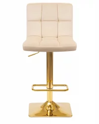 Стул барный ДОБРИН ГОЛДИЕ Бежевый велюр МДЖ9-10 / DOBRIN GOLDIE MJ9-10