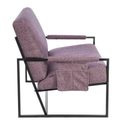 Диван Чарли ЛУКС Д/Чарли Люкс велюр/букле, ВТ шапе воод росе / Charli LUX VT shape wood rose