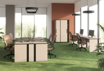 Стол эргономичный правый УСТО УСCЕТ 1587 Р Мокачино / USTO USCET R