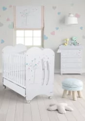 Кровать Микуна Аура 120кс60 Вхите / Micuna Aura 120x60 White