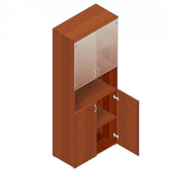 Шкаф для документов с тонированными стеклами Р.Ш-4СТ Орех Гепланкт