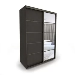 Шкаф Акцент-Квадро Д 1200х600  Венге/Бронза