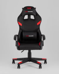 Кресло спортивное ТопЧаирс Варден черно-красный / TopChairs Warden