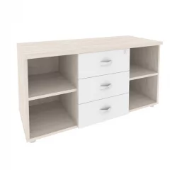 Тумба сервисная с ящиками ОНИКС О.ТС-11 Денвер Светлый/Белый / ONIX O.TS-11