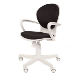 Кресло офисное РCХ 1140 ТВ ПЛ Вхите Черное / RCH TW PL White