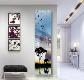 Поворотный зеркальный шкаф Дриве СП Арт Белый / Drive SP Art