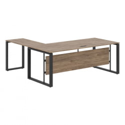 Стол с боковой приставкой ЕНИО ЕCТ 2019 Кария Пальмира/Антрацит / ENIO ECT