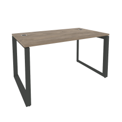 Стол рабочий руководителя на О-образном м/к ОНИКС О.МО-СРР-3.8 Тиквуд Темный/Антрацит / ONIX O.MO-SRR-3.8