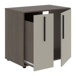 Тумба под фригобар ВЕЛИОН ВГР 8655 Аметист Дуб Сильвер / VELION VGR