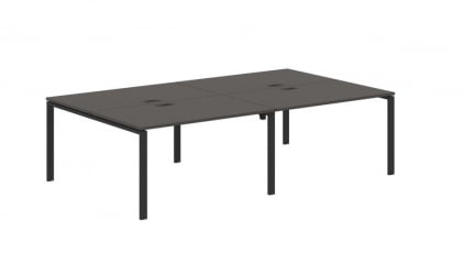 Бенч-система 4-местная ЕДИС ЕУВСТ 2716 Мокко Черный / EDIS EUWST