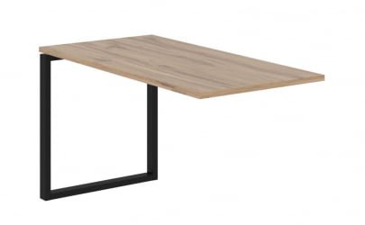 Брифинг-приставка ЕДИС ЕКБ 1367 Дуб Денвер светлый Черный / EDIS EQB