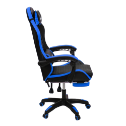 Кресло 892-1 цвет черный/синий с массажем 892-1-блаcк-блуе-масс / 892-1-black-blue-mass