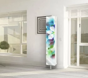 Зеркальный поворотный шкаф с принтом Зум Шелф Арт Венге