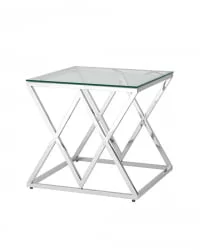 Журнальный стол ИНСИГНИЯ 55кс55 Серебро / 55x55