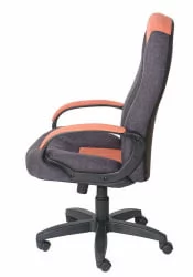 Кресло офисное Гармония ХОМЕ ткань КФ-13/28 Фиолетово-оранжевая / HOME