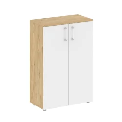 Шкаф средний широкий СХИФТ СК.СТ-2.3 Тиквуд Светлый/Белый Бриллиант / SHIFT SK.ST-2.3