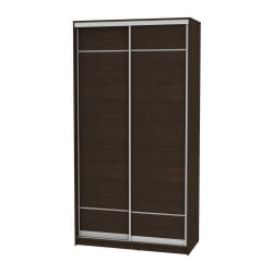 Черный шкаф-купе Б-220х120х60-3(Венге-Д7Д7) / B-220х120х60-3(Венге-D7D7)