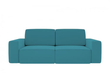 Диван прямой Сунндал (Берхоусе) Цвет фасада: Азур велюр; Тип: Прямой; Материал фасада: Металл/Велюр / (Berhouse)