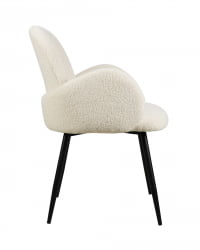 Стул Ваве букле Белый / Wave