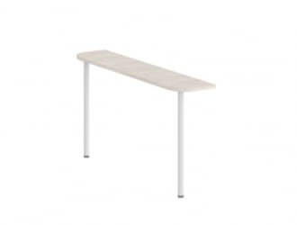 Приставка для стола на двух опорах Сигма СГ.453.ОЛ Дуб светлый / Sigma SG.453.OL