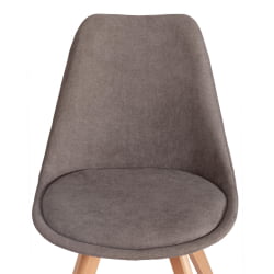 Стул ТУЛИП СОФТ (мод. 053В) дерево/пластик/ткань, 49,5 кс 54,5 кс 84 см, Серый (Грей) ЛЙ1701-26 / TULIP SOFT (mod. 053V) x x (Grey) LY1701-26