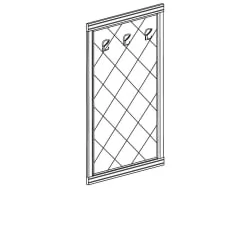 Панель-вешалка Флоренция 649 Дуб Гарвард