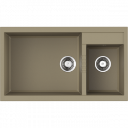 Мойка Омоикири Тедори 86-2-Лб-Ч Тетогранит/Шампань / Omoikiri Tedori 86-2-Lb-Ch Tetogranit/Шампань