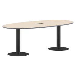 Конференц-стол на 6-8 человек ИМАГО ПРГ-3 Клен-антрацит / IMAGO