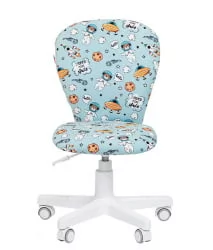 Детский стул CХАИРМАН ТИН (Кидс) 105 белый пластик Спасе / CHAIRMAN (Kids) Space