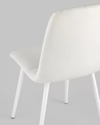 Стул Оливер вхите экокожа Белый / Oliver white