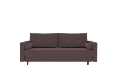 Диван Санднес (Берхоусе) Цвет фасада: Кофе рогожка; Тип: Прямой; Материал фасада: Микророгожка / (Berhouse)
