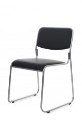 Кресло Никс РCХ ОМКЛ-01 Черный/Металл окрашенный Хром / Nix RCH OMKL-01