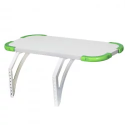 Полка навесная с проставкой Полка_бз 3/550 Белая Зеленая / Polka_bz