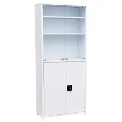 Шкаф медицинский РМ-02 (стекло/металл) / RM-02