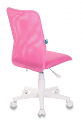 Кресло детское Бюрократ КД-9 (пластик белый) Розовый / KD-9