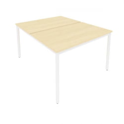 Рабочая станция на металлокаркасе СЛИМ СЙСТЕМ С.СП-4.3 Клен-Белый / SLIM SYSTEM