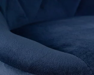 Стул барный ДОБРИН ЛОГАН БЛАCК Синий велюр МДЖ9-117 / DOBRIN LOGAN BLACK MJ9-117