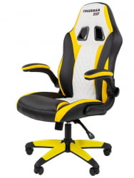 Игровое кресло CHAIRMAN Chairman гаме 15 Черный Желтый Белый / game