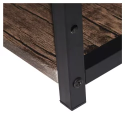 Письменный стол с полками БРАБИКС ЛОФТ CД-005 Мореный дуб / BRABIX LOFT CD-005