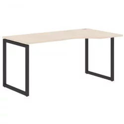 Стол письменный правый КСТЕН-К КСКCЕТ 169 Р Бук Тиара Антрацит / XTEN-Q XQCET R