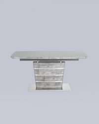 Обеденный стол Гамбург раскладной 160-200кс90 Серый / 160-200x90