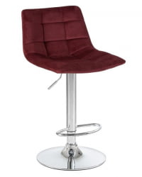Стул барный ДОБРИН ТАИЛОР (винный велюр (МДЖ9-35)) 2 шт / DOBRIN TAILOR (MJ9-35))