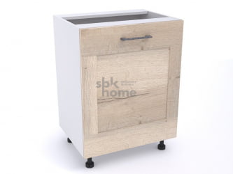 Стол С-60, Дублин (600*470*820) Дуб галифакс белый, 21605