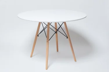 Обеденный стол СТ-001 Белый 1000 мм / ST-001