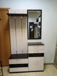 Вешалка с обувницей Юнона-2 ВШТ- 03 Венге - Дуб молочный